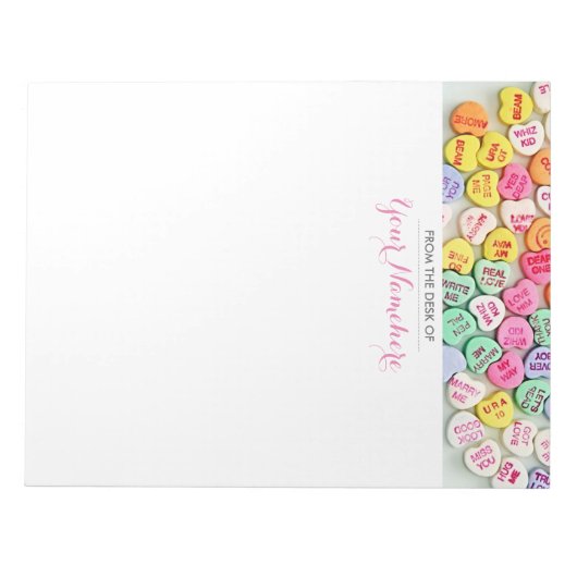 Valentine Notizblock (Vorderseite)