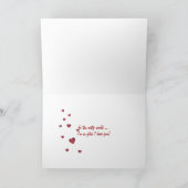 Valentine Nuts Feiertagskarte (Innenseite)