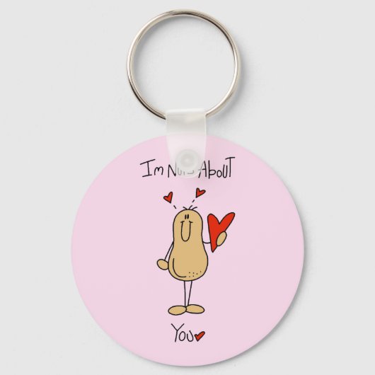Valentine Nuts über Sie Schlüsselanhänger (Vorderseite)