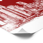 Valentine NYC Skyline Fotodruck (Ecke)