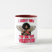 Valentine Obama Cupid Tasse (Zentrum)