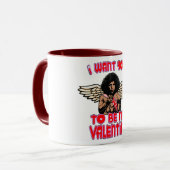 Valentine Obama Cupid Tasse (Vorderseite Links)
