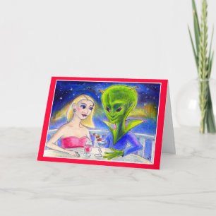 Valentine oder Jubiläum lustige Grußkarte Feiertagskarte