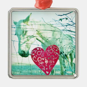 Valentine Ornament Aus Metall