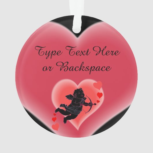 Valentine Ornament Custom Cupid (Rückseite)