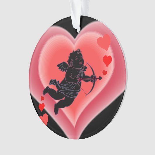 Valentine Ornament Custom Cupid (Vorderseite)