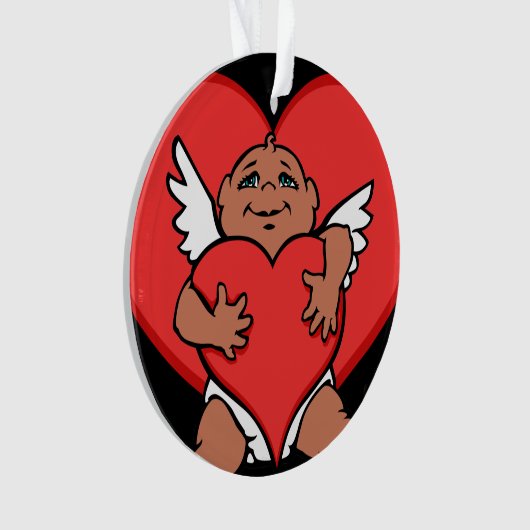 Valentine Ornament Custom Cupid (Vorderseite)
