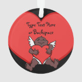 Valentine Ornament Custom Cupid (Rückseite)
