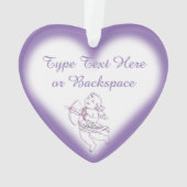 Valentine Ornament Custom Cupid (Rückseite)