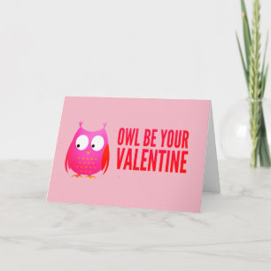 Valentine Owl Custom Karte