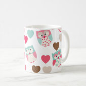 Valentine Owl Kaffeetasse (VorderseiteRechts)