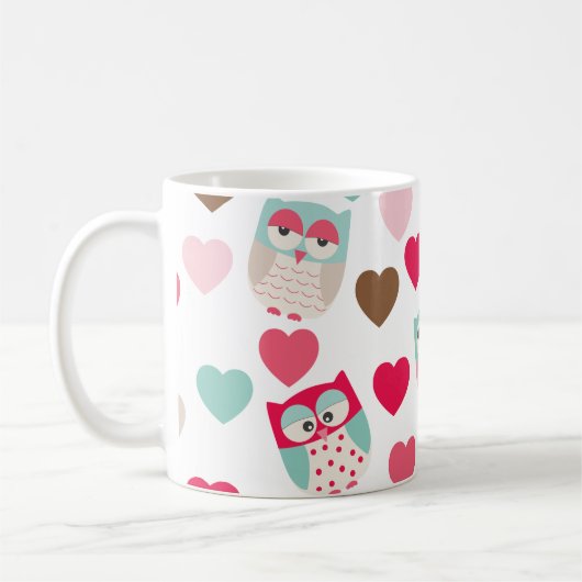 Valentine Owl Kaffeetasse (Links)