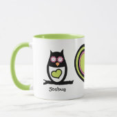 Valentine Owl Pair Tasse (Links)