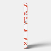 Valentine Painted XOXO Case-Mate iPhone Hülle (Rückseite / Links)