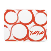 Valentine Painted XOXO Magnet (Horizontal)