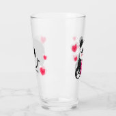 Valentine Panda in Liebe Glas (Links)