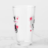Valentine Panda in Liebe Glas (Rechts)