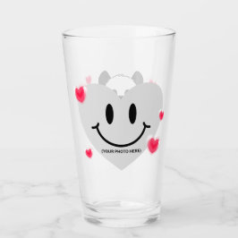 Valentine Panda in Liebe Glas