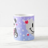 Valentine Panda in Liebe Kaffeetasse (Mittel)