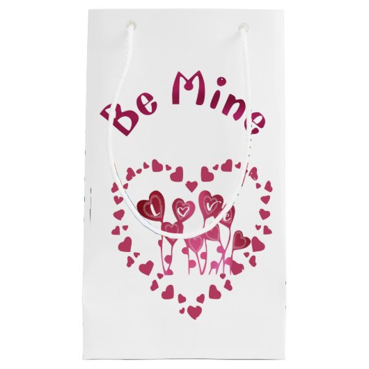 Valentine Paper Bag Kleine Geschenktüte (Vorderseite)