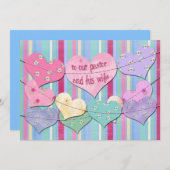Valentine Paper Hearts Bunting for Pastor (Vorne/Hinten)