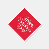 Valentine Paper Napkins Serviette (Ecke)