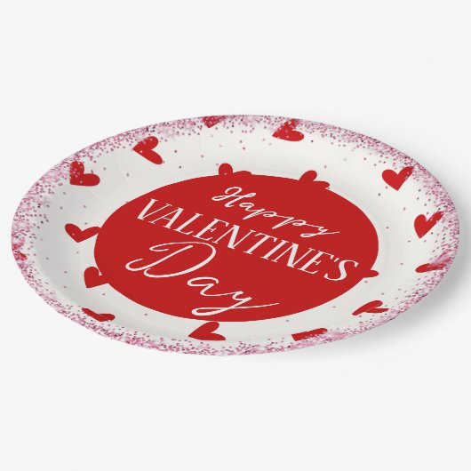 Valentine Pappteller (Schrägansicht)