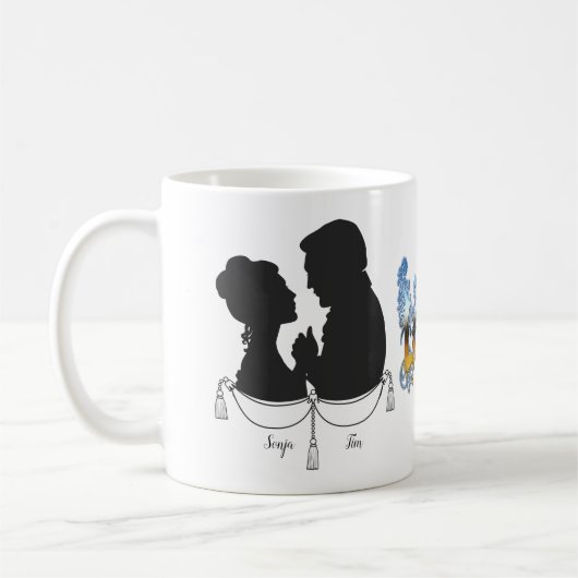 Valentine-Pärchen Kaffeetasse (Links)