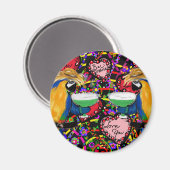Valentine Parrots Magnet (Vorderseite/Rückseite)