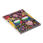 Valentine Parrots Notizblock (angewinkelt)