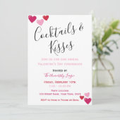 Valentine Party Einladung (Stehend Vorderseite)