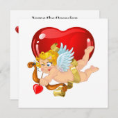 Valentine Party Einladung (Vorne/Hinten)