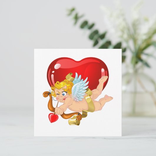 Valentine Party Einladung (Stehend Vorderseite)