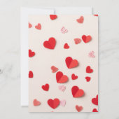 Valentine Party Invitation Printable Einladung (Rückseite)