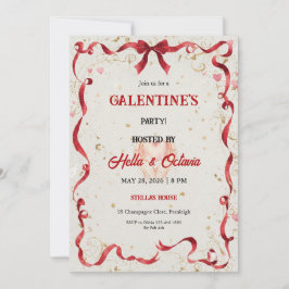 Valentine Party Invitation Printable Einladung