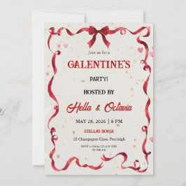 Valentine Party Invitation Printable Einladung