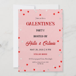 Valentine Party Invitation Printable Template Einladung