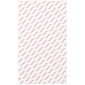 Valentine Party Niedlich Hearts Typografie Pink Tischdecke (Vorderseite)