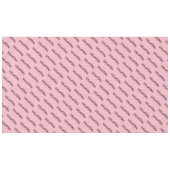 Valentine Party Niedlich Hearts Typografie Pink Tischdecke (Vorderseite (Horizontal))