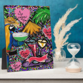 Valentine Party Parrot Fotoplatte (Seite)