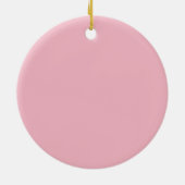 Valentine Party Parrot Keramik Ornament (Hinten)
