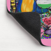 Valentine Party Parrot Mousepad (Ecke)