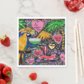 Valentine Party Parrot Serviette (Beispiel)