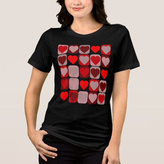 Valentine Patchwork T - Shirt (Vorderseite)