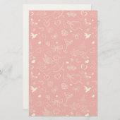 Valentine Pattern Briefpapier (Vorne/Hinten)
