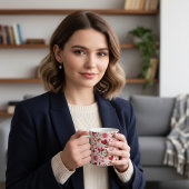 Valentine Pattern Kaffeetasse