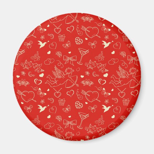Valentine Pattern Magnet (Vorne)