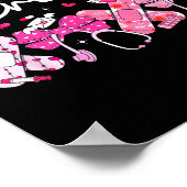 Valentine Pediatric Crew Xoxo Nurse Coquette Bow P Poster (Ecke)