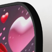 Valentine Pickleball Liebe - Herz & Paddle Design (Linke Seite)