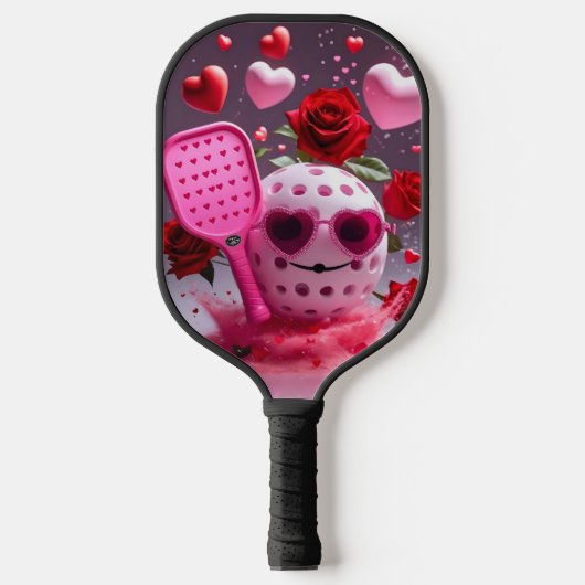 Valentine Pickleball Liebe - Herz & Paddle Design (Vorderseite)